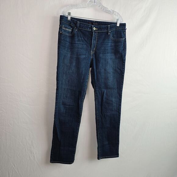 Levi's The Original Jeans Women's 16 Blue Dark Wash Mid Rise Skinny - Picture 8 of 16